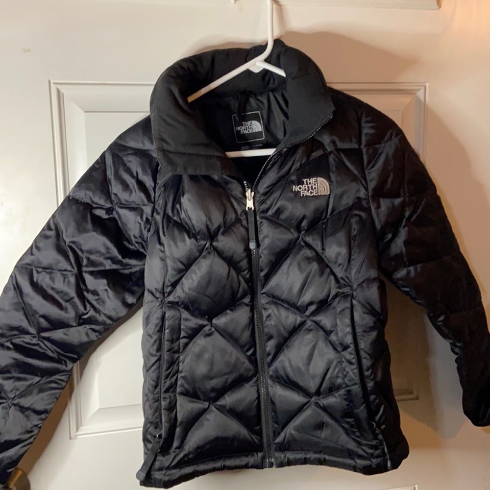The North Face XS black puffer jacket